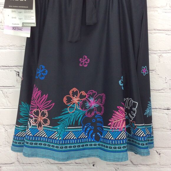 Coco Reef One Piece Swimsuit Women's Size 8/10 Bust 32/34C Underwire 5 Way Dress - Picture 7 of 13